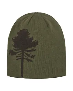 Bonnet Femme Sapin Réversible Kaki et Orange Pinewood 