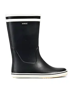 Bottes Aigle Malouine 2 Marine et Blanc