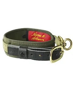 Collier-Luxe-Pour-Chien-Niggeloh-Couleur-Olive