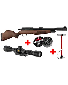 Pack Carabine PCP Gamo Riser Punisher calibre 5,5 mm 40 Joules avec Lunette
