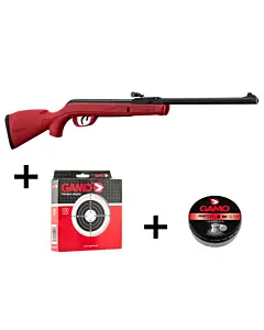 Pack Carabine à  Plomb Gamo Delta Red Calibre 4.5 mm