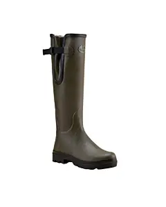 Bottes Vierzon Femme Le Chameau Doublées Jersey Vert Chameau