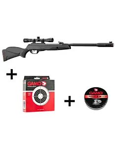 Pack Carabine Gamo Black Fusion IGT 29 Joules Avec Lunette 4X32WR