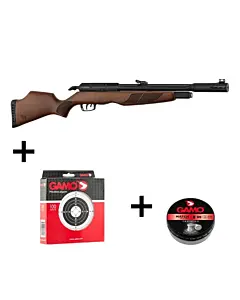 Pack Carabine PCP Gamo Riser Punisher calibre 5,5 mm 40 Joules