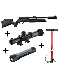 Pack Carabine Arrow 4,5mm 19.9J + Vision Nocturne Pard NS mini 35mm + IR 850nm + Compresseur